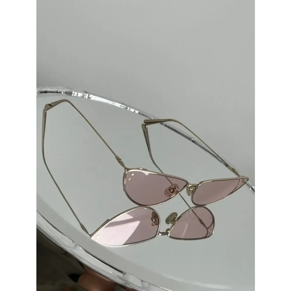 NEW Dior MissDior B1U Cat Eye Sunglasses in Gold Pink